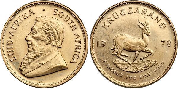 1 Krugerrand Південно-Африканська Республіка Золото Поль Крюгер (1825 - 1904)