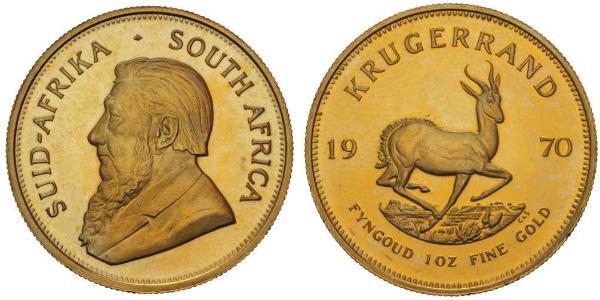 1 Krugerrand Південно-Африканська Республіка Золото Поль Крюгер (1825 - 1904)