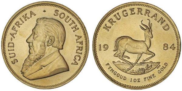 1 Krugerrand Південно-Африканська Республіка Золото Поль Крюгер (1825 - 1904)