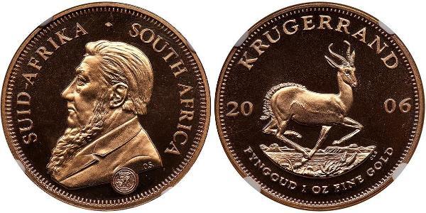 1 Krugerrand Південно-Африканська Республіка Золото Поль Крюгер (1825 - 1904)