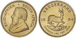 1 Krugerrand Южно-Африканская Республика Золото Крюгер, Пауль (1825 - 1904)