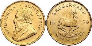 1 Krugerrand Южно-Африканская Республика Золото Крюгер, Пауль (1825 - 1904)