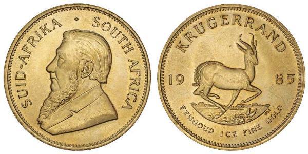 1 Krugerrand Южно-Африканская Республика Золото Крюгер, Пауль (1825 - 1904)