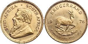 1 Krugerrand South Africa 金 保罗·克留格尔 (1825 - 1904)