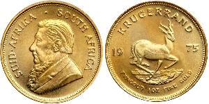 1 Krugerrand South Africa 金 保罗·克留格尔 (1825 - 1904)