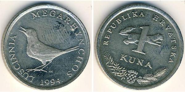 1 Kuna Croatia Copper/Nickel 