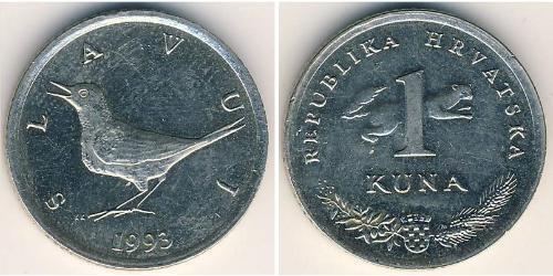 1 Kuna Croacia Níquel/Cobre 