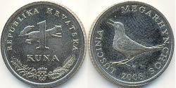 1 Kuna Croatia 镍/銅 