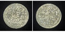 1 Kurush Impero ottomano (1299-1923) Argento Mustafa II