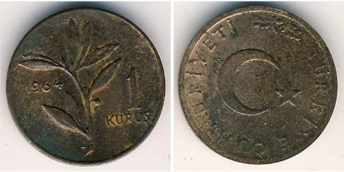 1 Kurush Turkey (1923 - ) Bronze 