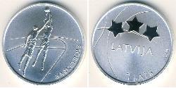 1 Lats Lettonie (1991 - ) Argent 