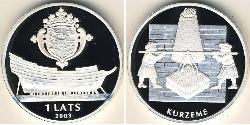 1 Lats Lettonie (1991 - ) Argent 