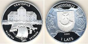 1 Lats Lettonia (1991 - ) Argento 