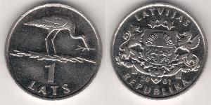 1 Lats Latvia (1991 - ) Copper/Nickel 
