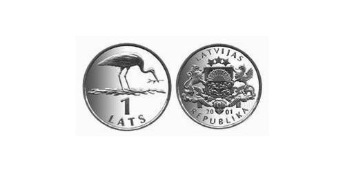 1 Lats Latvia (1991 - ) Copper/Nickel 