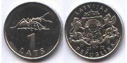 1 Lats Lettonie (1991 - ) Cuivre/Nickel 