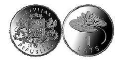 1 Lats Latvia (1991 - )  