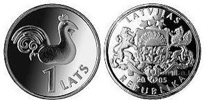 1 Lats Latvia (1991 - )  