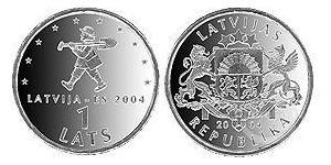 1 Lats Latvia (1991 - )  