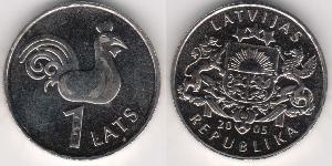 1 Lats Latvia (1991 - )  