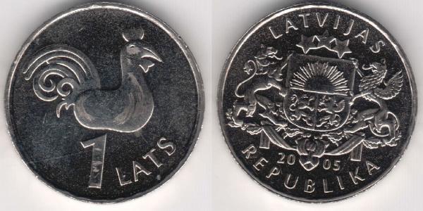 1 Lats Latvia (1991 - )  