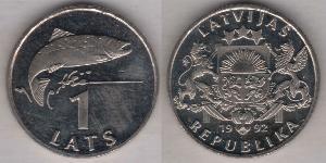 1 Lats Letonia (1991 - )  