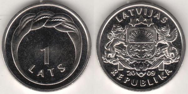 1 Lats Lettonia (1991 - )  