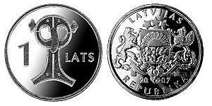 1 Lats Lettonie (1991 - )  