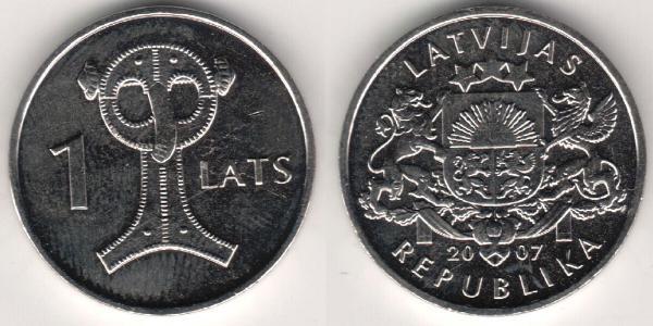 1 Lats Lettonie (1991 - )  