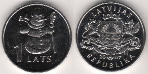 1 Lats 拉脫維亞  