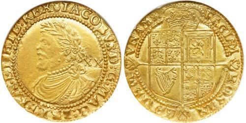 1 Laurel Kingdom of England (927-1649,1660-1707) Gold James I (1566-1625)