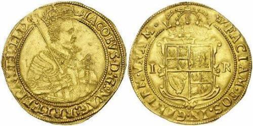 1 Laurel Королівство Англія (927-1649,1660-1707) Золото Яків I (1566-1625)