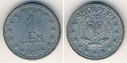 1 Lek Sozialistische Volksrepublik Albanien (1944 - 1992) Aluminium 