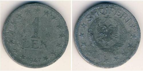 1 Lek República Socialista Popular de Albania (1944 - 1992) Zinc 