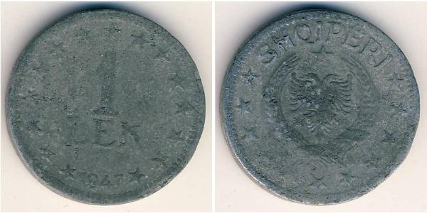 1 Lek República Socialista Popular de Albania (1944 - 1992) Zinc 