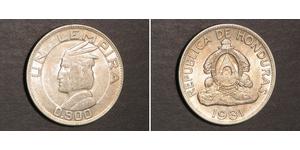 1 Lempira Honduras Argent 