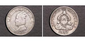 1 Lempira Honduras Argent 