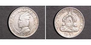 1 Lempira Honduras Argent 