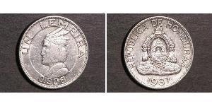 1 Lempira Honduras Argent 