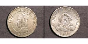 1 Lempira Honduras Argent 