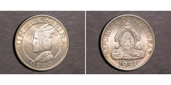 1 Lempira Honduras Argent 