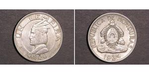 1 Lempira Honduras Plata 