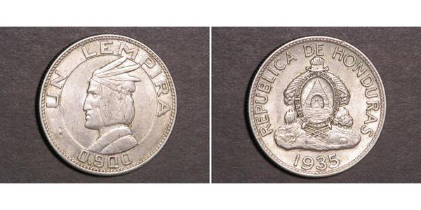 1 Lempira Honduras Plata 