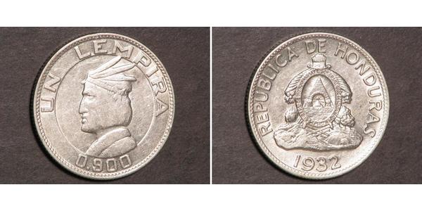 1 Lempira Honduras Plata 