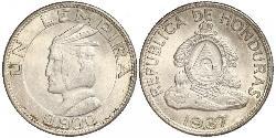 1 Lempira Honduras Silber 