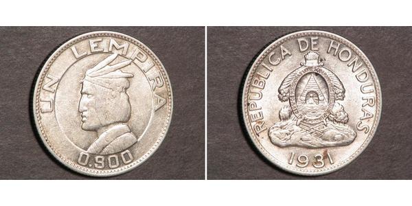 1 Lempira Honduras Silber 