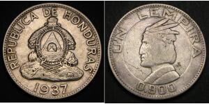 1 Lempira Honduras 銀 