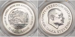 1  Leone Sierra Leone Silber 