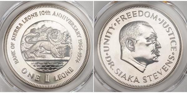 1  Leone Sierra Leone 銀 
