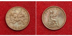 1 Lepton Königreich Griechenland (1832-1924) Kupfer 